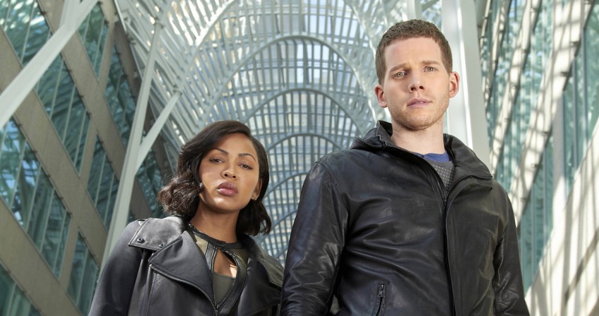 MINORITY REPORT: MINORITY REPORT premieres this Fall on FOX. Pictured L-R: Meagan Good as Detective Vega and Stark Sands as Dash. CR: Bruce Macaulay. FOX Broadcasting.