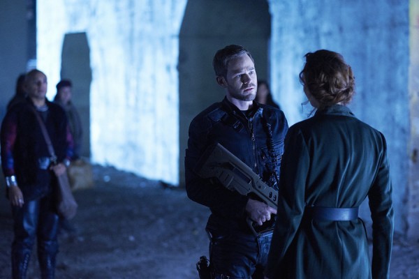 KILLJOYS -- "Escape Velocity" Episode 110 -- Pictured: Aaron Ashmore as John -- (Photo by: Ken Woroner/Temple Street Releasing Limited/Syfy)