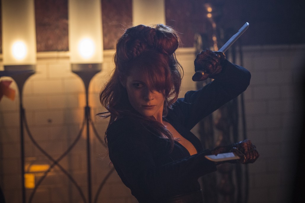 Emily Beecham as The Widow - Into the Badlands _ Season 1, Epsiode 2 - Photo Credit: James Dimmock/AMC