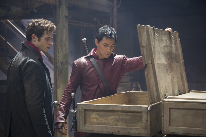 Oliver Stark as Ryder and Daniel Wu as Sunny - Into the Badlands _ Season 1, Epsiode 2 - Photo Credit: Patti Perret/AMC