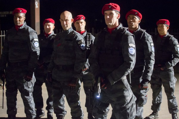 COLONY -- "Pilot" Episode 101 -- Pictured: The Redhats -- (Photo by: Paul Drinkwater/USA Network)