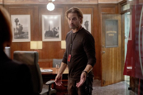 COLONY -- "Brave New World" Episode 102 -- Pictured: Josh Holloway as Will Bowman -- (Photo by: Jack Zeman/USA Network)
