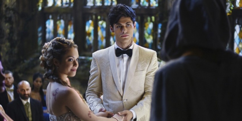SHADOW HUNTERS - "Malec" - On the eve of Alec and Lydia’s wedding relationships are being examined in “Malec,” an all-new episode of “Shadowhunters,” airing TUESDAY, MARCH 29 (9:00 – 10:00 p.m., EST) on Freeform, the new name for ABC Family. (Freeform/John Medland)
STEPHANIE BENNETT, MATTHEW DADDARIO