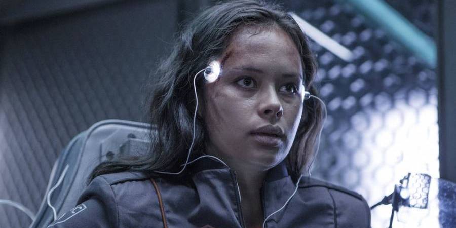 THE EXPANSE -- "The Seventh Man" Episode 207 -- Pictured: Frankie Adams as Bobbie Draper -- (Photo by: Rafy/Syfy)