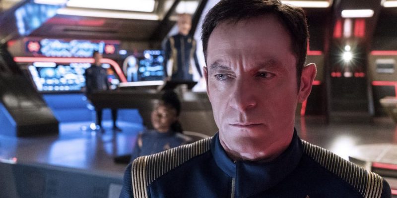 "Into the Forest I Go" -- Episode 109 -- Pictured: Jason Isaacs as Captain Gabriel Lorca of the CBS All Access series STAR TREK: DISCOVERY. Photo Cr: Michael Gibson/CBS