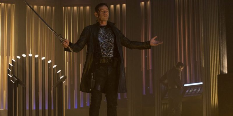 "What's Past Is Prologue" -- Episode 113 -- Pictured: Jason Isaacs as Gabriel Lorca of the CBS All Access series STAR TREK: DISCOVERY. Photo Cr: Ben Mark Holzberg/CBS