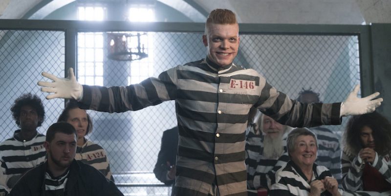 GOTHAM: Guest star Cameron Monaghan in the “A Dark Knight: A Beautiful Darkness” episode of GOTHAM airing Thursday, March 8 (8:00-9:00 PM ET/PT) on FOX.  ©2018 Fox Broadcasting Co. Cr: Barbara Nitke/FOX