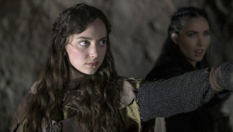 The Outpost -- “Guardian of the Asterkinj” -- Pictured (L - R): Maeve Courtier-Lilley as Luna and Jessica Green as Talon -- Photo: Aleksandar Letic/NBCU International -- © 2021 Outpost TV LLC, Courtesy of Electric Entertainment. All rights reserved.