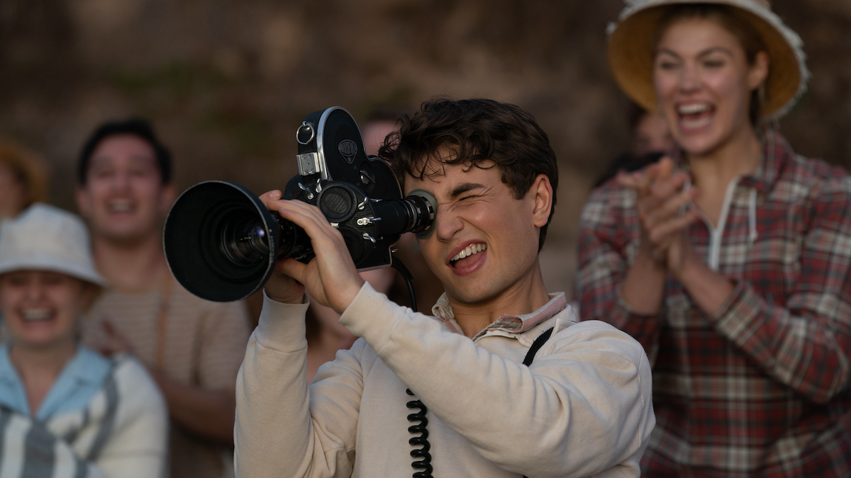 Gabriel LaBelle as Sammy Fabelman in The Fabelmans, co-written, produced and directed by Steven Spielberg.